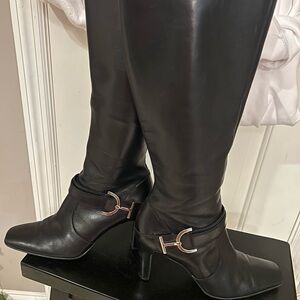 Black Leather Boots